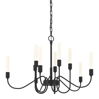 Hubbardton Forge - 106030-SKT-10 - Lisse 10 Arm Chandelier - Lisse - Black