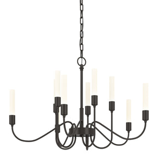 Hubbardton Forge - 106030-SKT-14 - Lisse 10 Arm Chandelier - Lisse - Oil Rubbed Bronze