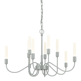Hubbardton Forge - 106030-SKT-82 - Lisse 10 Arm Chandelier - Lisse - Vintage Platinum