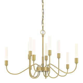 Hubbardton Forge - 106030-SKT-86 - Lisse 10 Arm Chandelier - Lisse - Modern Brass
