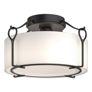 Hubbardton Forge - 121142-SKT-10-GG0218 - Bow Medium Semi-Flush - Bow - Black