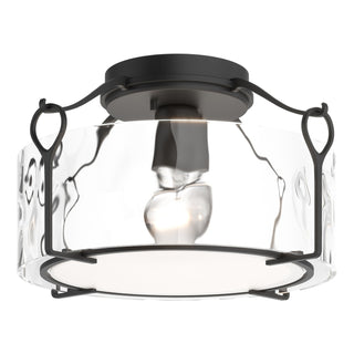 Hubbardton Forge - 121142-SKT-10-LL0218 - Bow Medium Semi-Flush - Bow - Black