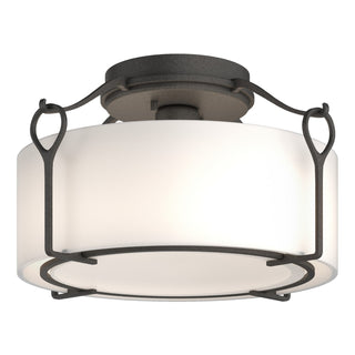 Hubbardton Forge - 121142-SKT-20-GG0218 - Bow Medium Semi-Flush - Bow - Natural Iron