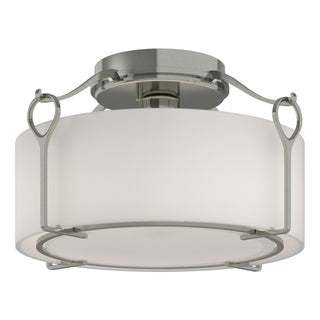 Hubbardton Forge - 121142-SKT-85-GG0218 - Bow Medium Semi-Flush - Bow - Sterling