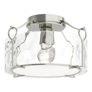Hubbardton Forge - 121142-SKT-85-LL0218 - Bow Medium Semi-Flush - Bow - Sterling