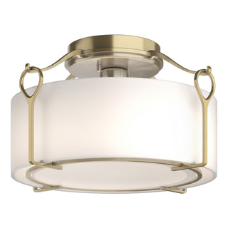 Hubbardton Forge - 121142-SKT-86-GG0218 - Bow Medium Semi-Flush - Bow - Modern Brass