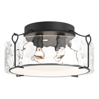 Hubbardton Forge - 121145-SKT-10-LL0216 - Bow Large Semi-Flush - Bow - Black