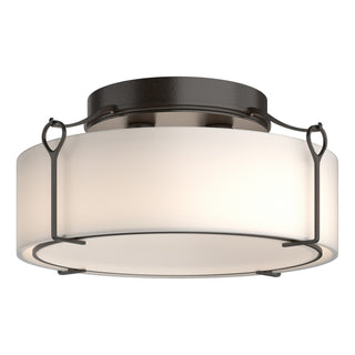 Hubbardton Forge - 121145-SKT-14-GG0216 - Bow Large Semi-Flush - Bow - Oil Rubbed Bronze