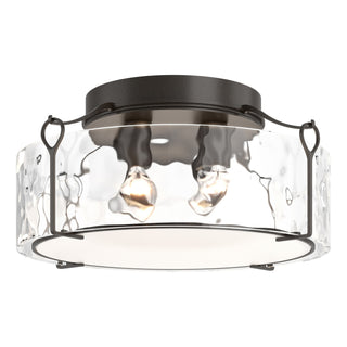 Hubbardton Forge - 121145-SKT-14-LL0216 - Bow Large Semi-Flush - Bow - Oil Rubbed Bronze