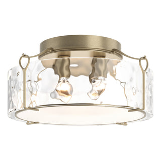 Hubbardton Forge - 121145-SKT-84-LL0216 - Bow Large Semi-Flush - Bow - Soft Gold