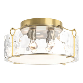 Hubbardton Forge - 121145-SKT-86-LL0216 - Bow Large Semi-Flush - Bow - Modern Brass