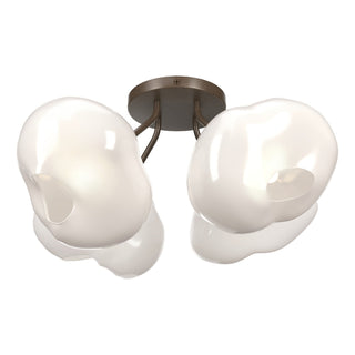 Hubbardton Forge - 121370-SKT-05-FD0710 - Ume 4-Light Semi-Flush - Ume - Bronze