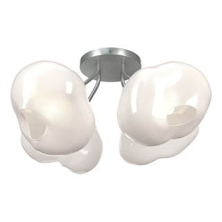 Hubbardton Forge - 121370-SKT-82-FD0710 - Ume 4-Light Semi-Flush - Ume - Vintage Platinum