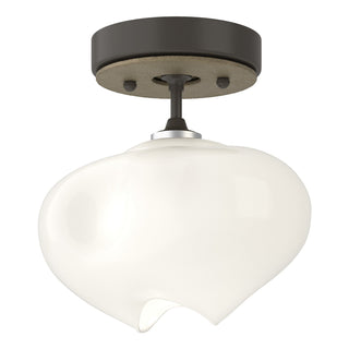Hubbardton Forge - 121372-SKT-07-84-FD0710 - Ume 1-Light Semi-Flush - Ume - Dark Smoke
