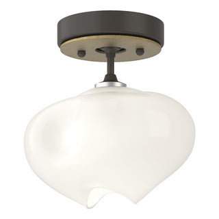 Hubbardton Forge - 121372-SKT-07-86-FD0710 - Ume 1-Light Semi-Flush - Ume - Dark Smoke