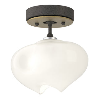 Hubbardton Forge - 121372-SKT-20-86-FD0710 - Ume 1-Light Semi-Flush - Ume - Natural Iron