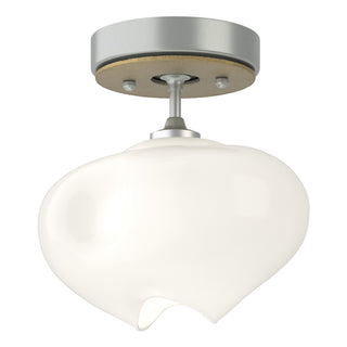 Hubbardton Forge - 121372-SKT-82-86-FD0710 - Ume 1-Light Semi-Flush - Ume - Vintage Platinum