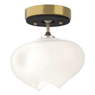 Hubbardton Forge - 121372-SKT-86-10-FD0710 - Ume 1-Light Semi-Flush - Ume - Modern Brass