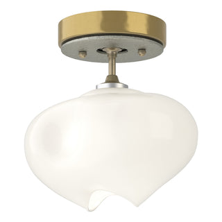 Hubbardton Forge - 121372-SKT-86-85-FD0710 - Ume 1-Light Semi-Flush - Ume - Modern Brass