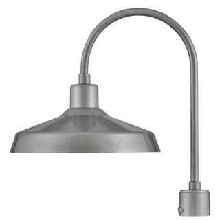 Hinkley - 12071AL - LED Post Top or Pier Mount Lantern - Forge - Antique Brushed Aluminum
