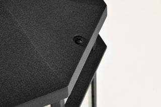 Raiden One Light Outdoor Post Lantern in Matte Black