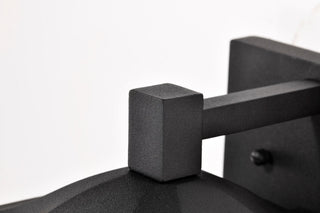 Raiden One Light Outdoor Wall Lantern in Matte Black