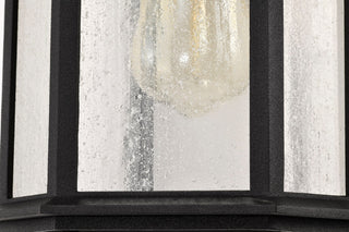 Raiden One Light Outdoor Wall Lantern in Matte Black