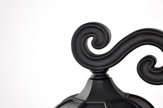 East River One Light Outdoor Wall Lantern in Matte Black