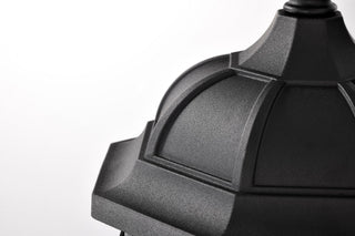 East River One Light Outdoor Wall Lantern in Matte Black
