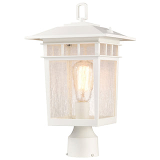 Nuvo Lighting - 60-5951 - One Light Outdoor Post Lantern - Cove Neck - White
