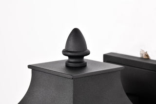 Austen One Light Outdoor Wall Lantern in Matte Black