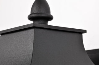 Austen One Light Outdoor Wall Lantern in Matte Black
