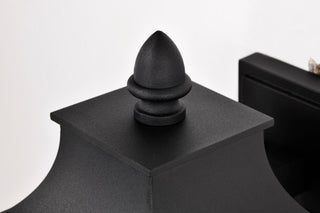Austen One Light Outdoor Wall Lantern in Matte Black
