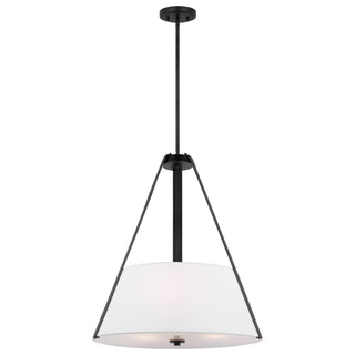 Nuvo Lighting - 60-7696 - Three Light Pendant - Brewster - Black