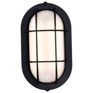 LED Bulk Head Fixture in Black