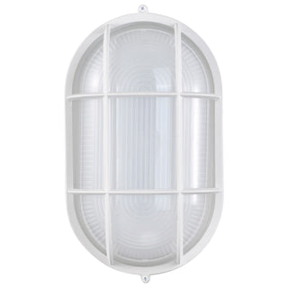 LED Bulk Head Fixture in White