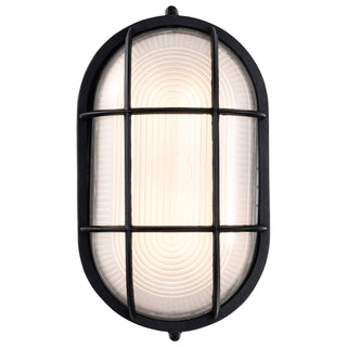 LED Bulk Head Fixture in Black