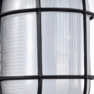 LED Bulk Head Fixture in Black