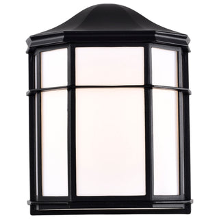 LED Cage Lantern Fixture in Black