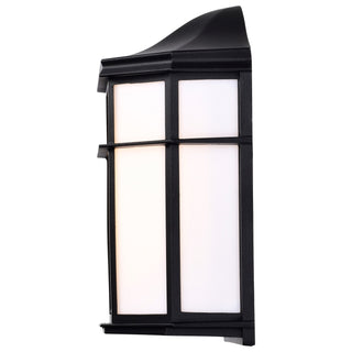 LED Cage Lantern Fixture in Black