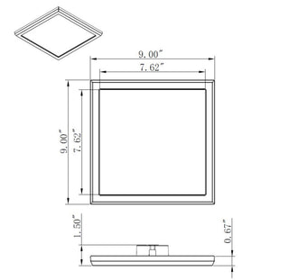 LED Fixture in White