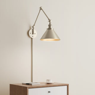 Millennium - 11001-MG - One Light Swing Arm Wall Sconce - Edward - Modern Gold