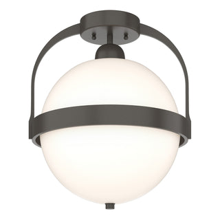 Hubbardton Forge - 121380-SKT-07-GG0720 - Atlas Semi-Flush - Atlas - Dark Smoke