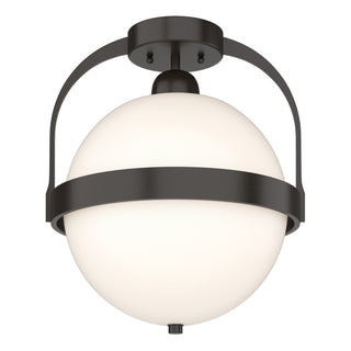 Hubbardton Forge - 121380-SKT-14-GG0720 - Atlas Semi-Flush - Atlas - Oil Rubbed Bronze