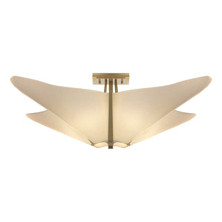 Hubbardton Forge - 123305-SKT-86-SH1995 - Kirigami Semi-Flush - Kirigami - Modern Brass
