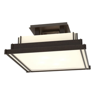 Hubbardton Forge - 123705-SKT-14-CC0416 - Steppe Small Semi-Flush - Steppe - Oil Rubbed Bronze