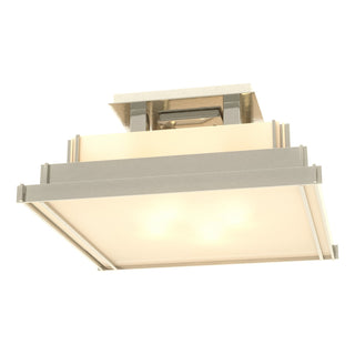 Hubbardton Forge - 123705-SKT-85-BB0416 - Steppe Small Semi-Flush - Steppe - Sterling