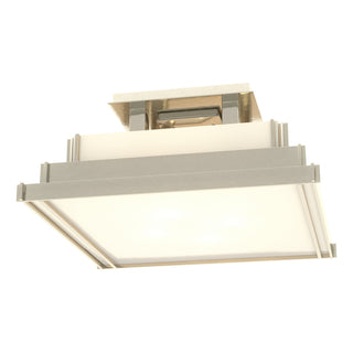 Hubbardton Forge - 123705-SKT-85-CC0416 - Steppe Small Semi-Flush - Steppe - Sterling