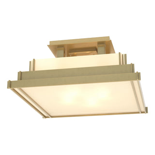 Hubbardton Forge - 123705-SKT-86-BB0416 - Steppe Small Semi-Flush - Steppe - Modern Brass