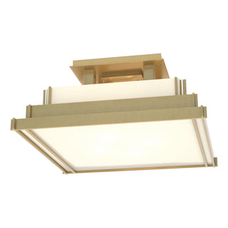 Hubbardton Forge - 123705-SKT-86-CC0416 - Steppe Small Semi-Flush - Steppe - Modern Brass